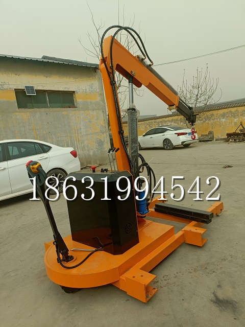 海南区自卸车厢随车吊 自制轮式四不像起重机 四驱平板吊 5吨 贵盛